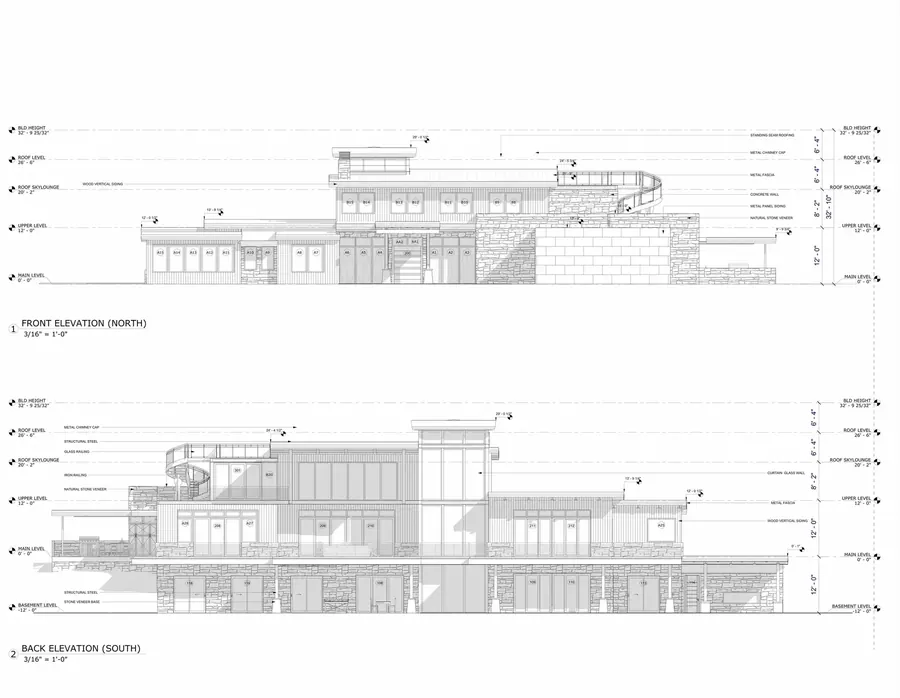 Steele Residence — floor plan