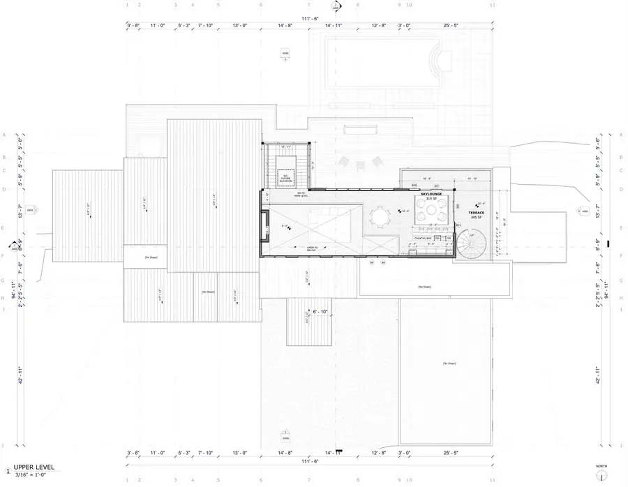 Steele Residence — floor plan