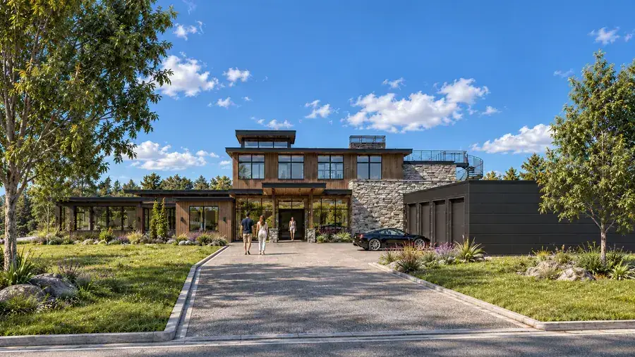 Steele Residence — exterior render