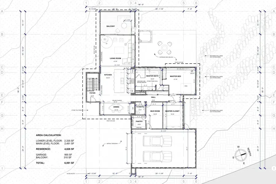 Walsh Residence — floor plan