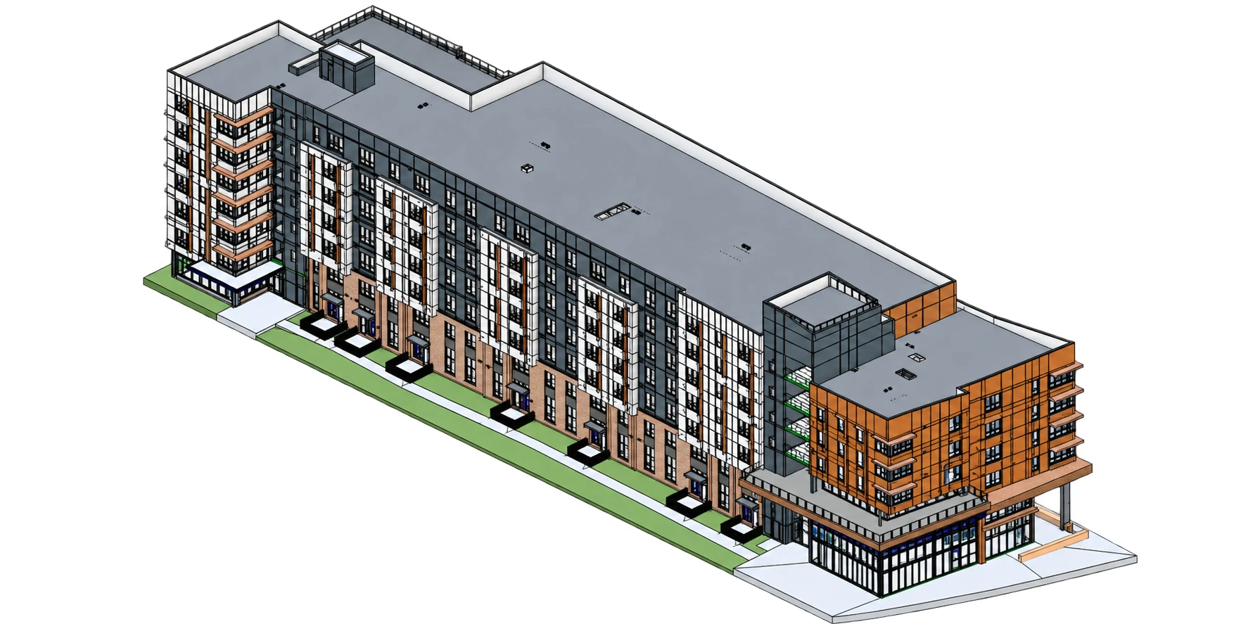 Multifamily Development California — exterior render